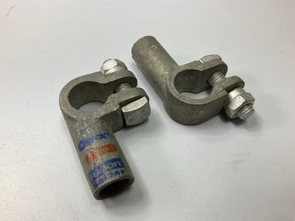 (10) Phillips 8-5361 Heavy Duty Truck Elbow Battery Terminals 2/0 Gauge Negative