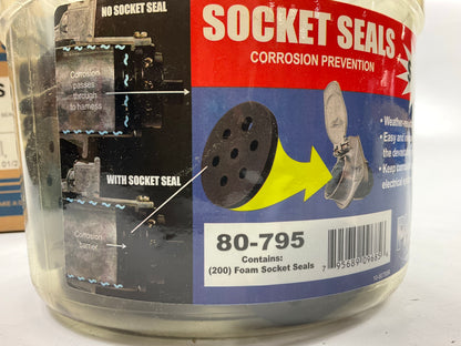 Phillips 80-795 Foam Socket Seals For 7-pin 7-way J560, Box Of (200)