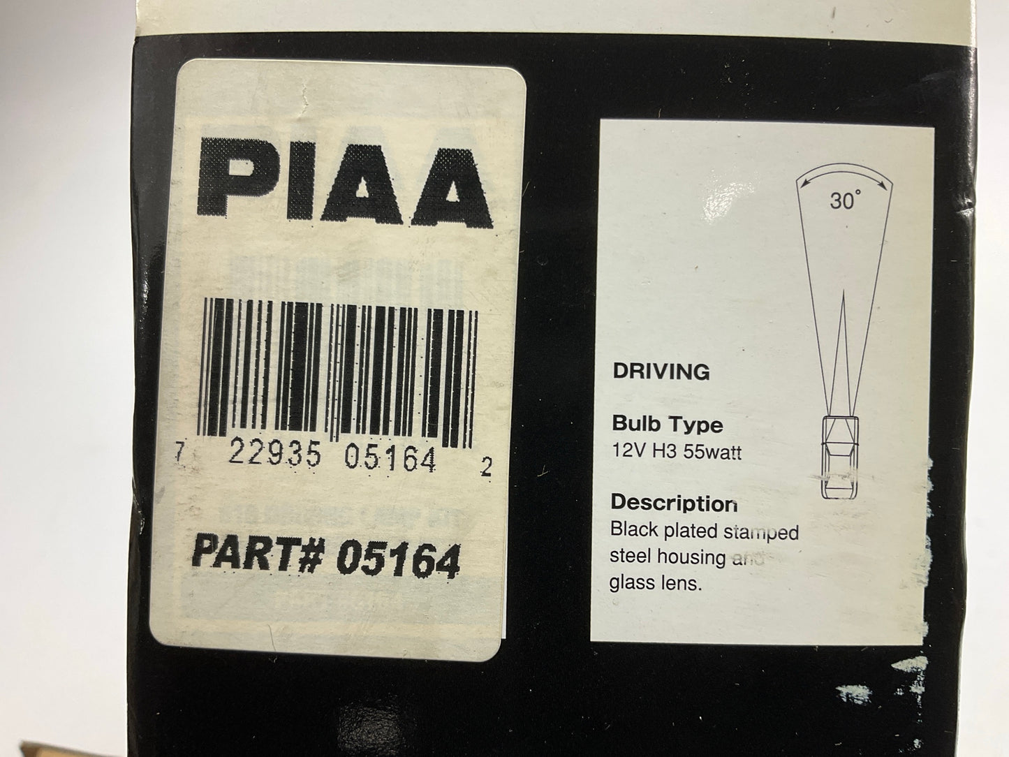 Piaa 05164 510 Super White Driving Lamp Light Kit, 12V H3 55 Watt