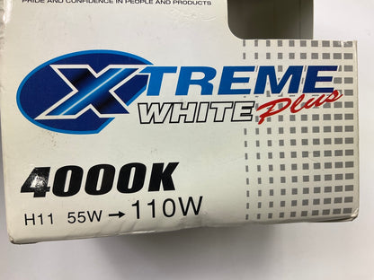 Piaa 15211 H11 XTreme White Plus Twin Pack Halogen Light Bulbs, Pair