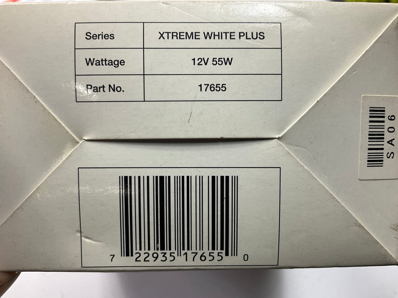 PIAA 17655 H7 Xtreme White Plus Light Bulb 55W 4000K,  Twin Pack