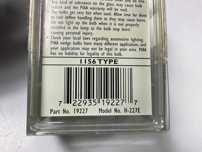 PIAA 19227 # 1156 Miniature 27W Xtreme White Light Bulb, Twin Pack