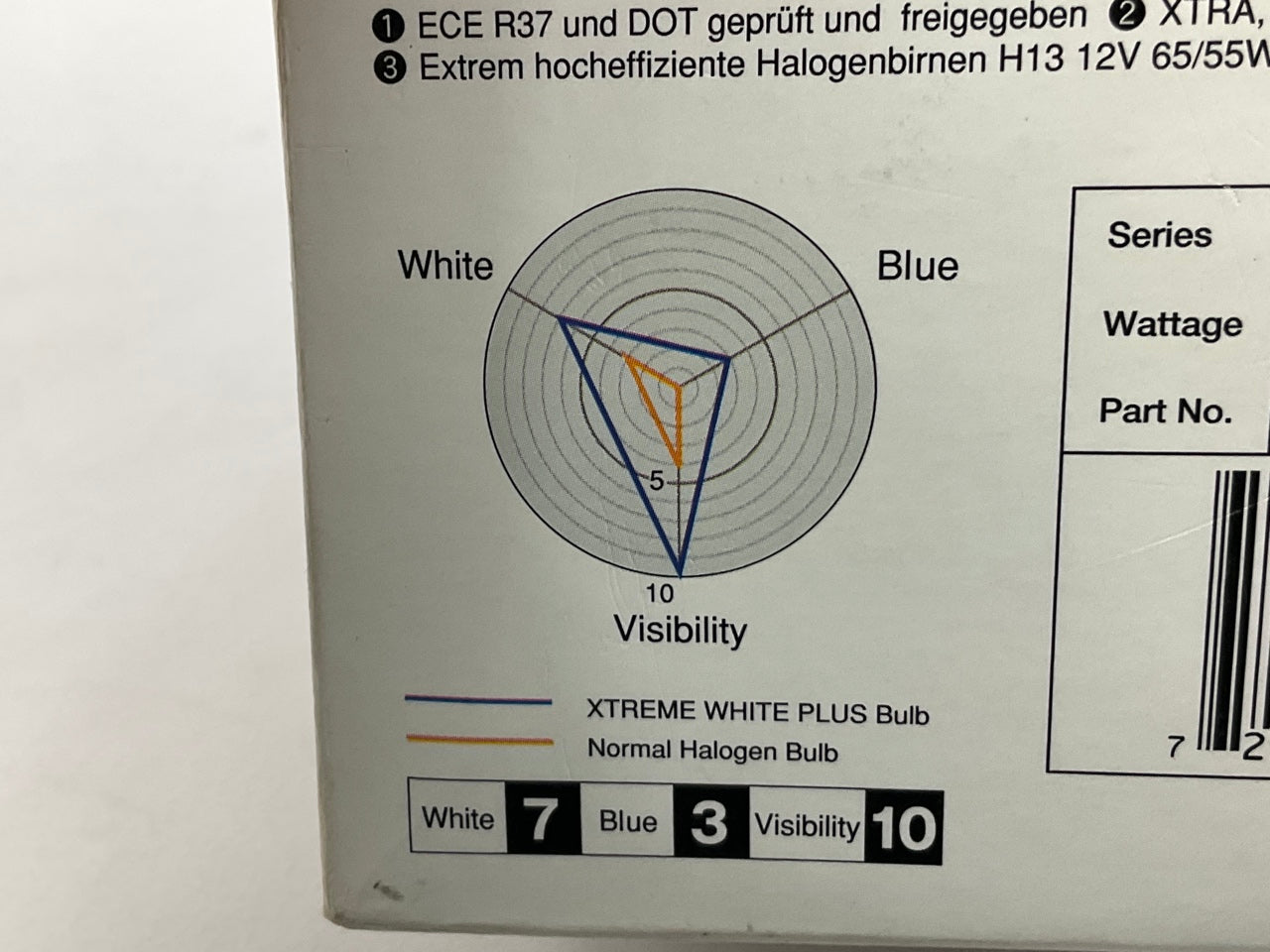 PIAA 19618 Light Bulbs H13 9008 / HB13 Xtreme White Plus Replacement Bulbs, Pair