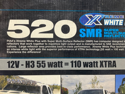 PIAA 5294 520 SMR Driving XTreme White Plus Halogen 6'' Driving Lights Lamp Kit