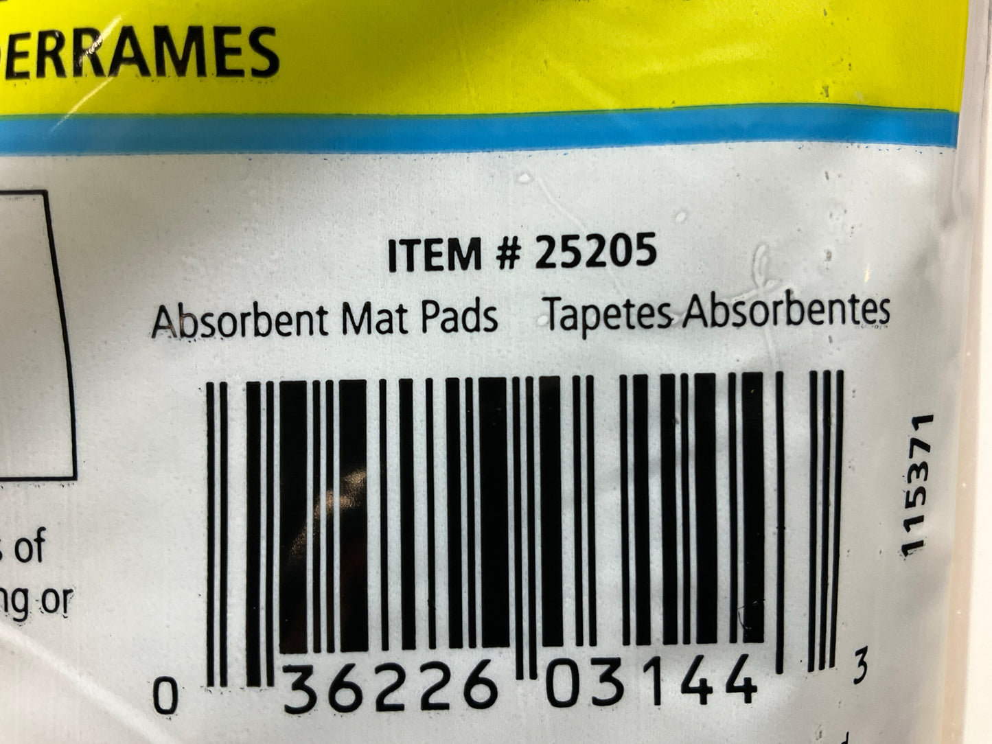 New Pig 25205 Universal Absorbent Mat Pads Light-Weight 15'' X 20'' - 5 PACK