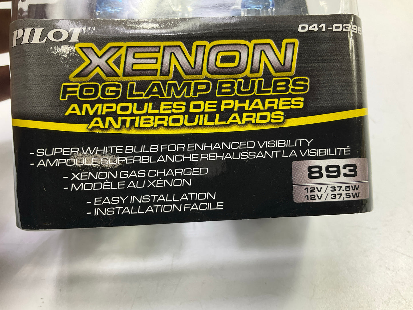 Pilot 041-0395 XENON Fog Light Fog Lamp Light Bulbs #893 SUPER WHITE, Pair