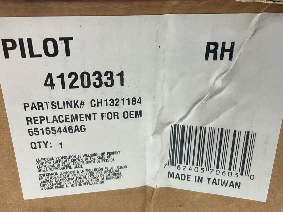 Pilot 4120331 Right Power Mirror For 1999-2004 Jeep Grand Cherokee
