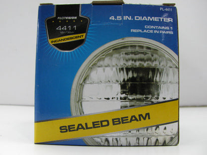 (2) Pilot 4411 Sealed Beam Aviation, Tractor Headlight Bulbs 35W 12V PAR36 Lamp