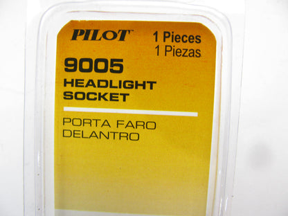 (2) Pilot # 9005 Headlight Head Light Bulb Sockets W/ Wire Pigtail