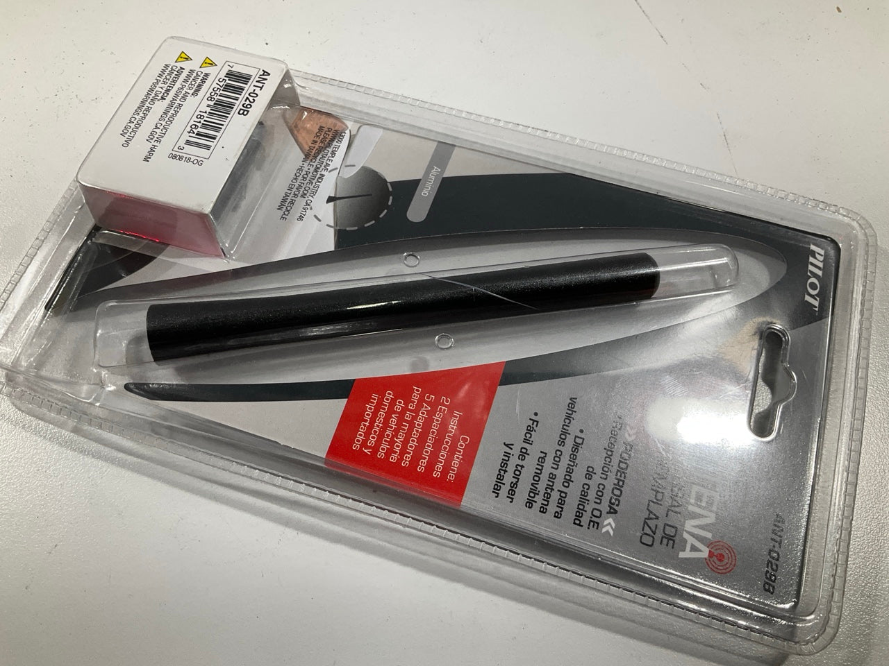 Pilot ANT-029B Aluminum Universal Antenna Replacement Mast, 4-3/4''
