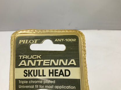 Pilot ANT-1002 - Skull Head Antenna, Chrome, Universal Fit, 22'' Tall