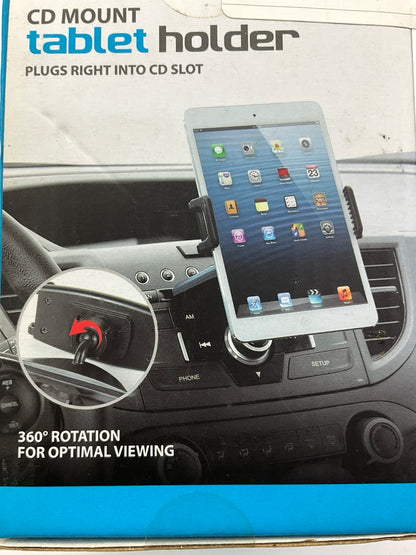 Pilot CA-4061 CD Mount Cellphone Tablet Mount Holder 3.9'' To 6.6'' Wide