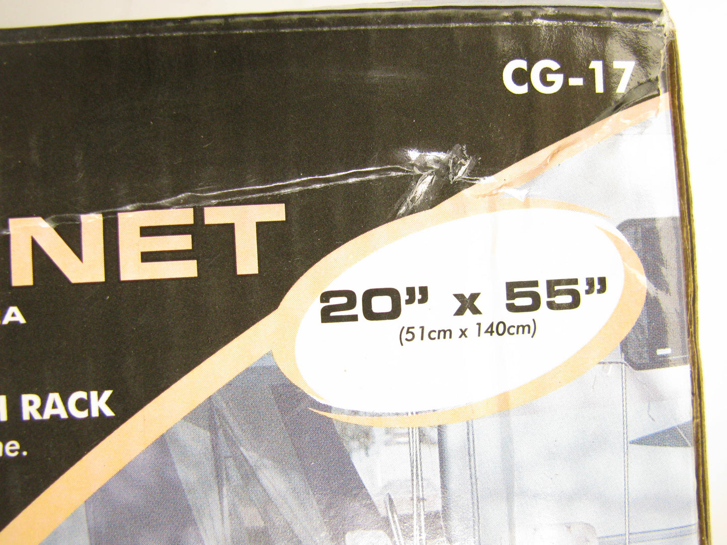 Pilot CG-17 Hitch Rack Elastic Cargo Net - 20'' X 55''