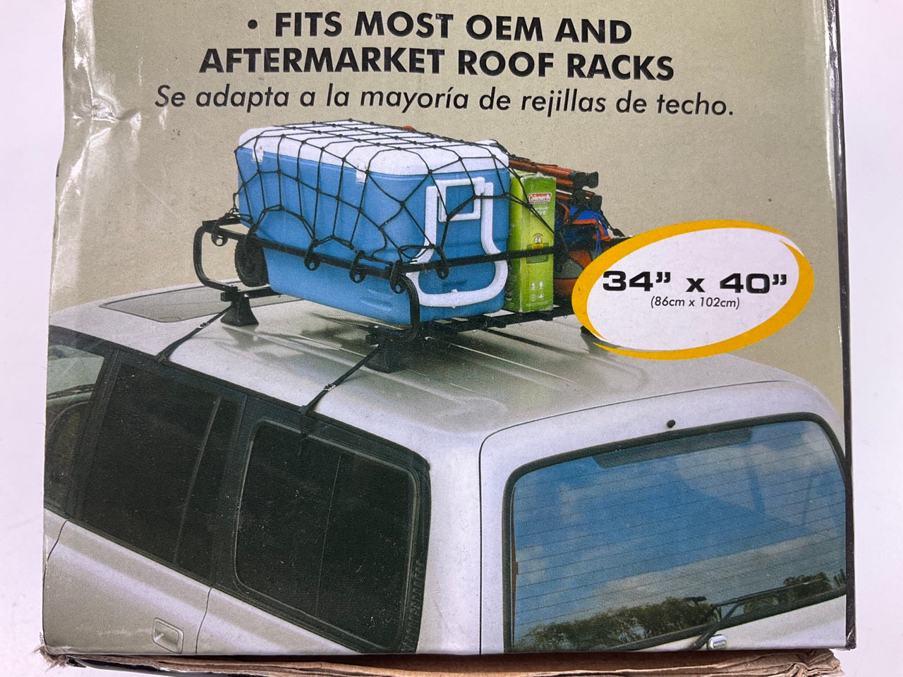 Pilot CG-18 Navigator Roof Top Carrier Cargo Net, 34''x40'' Size For Roof Rack