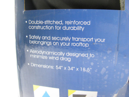 NAVIGATOR CG43 Aerodynamic Water Resistant Roof Top Cargo Carrier Bag - 18 Cu Ft