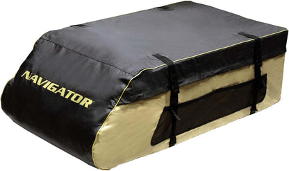 NAVIGATOR CG43 Aerodynamic Water Resistant Roof Top Cargo Carrier Bag - 18 Cu Ft