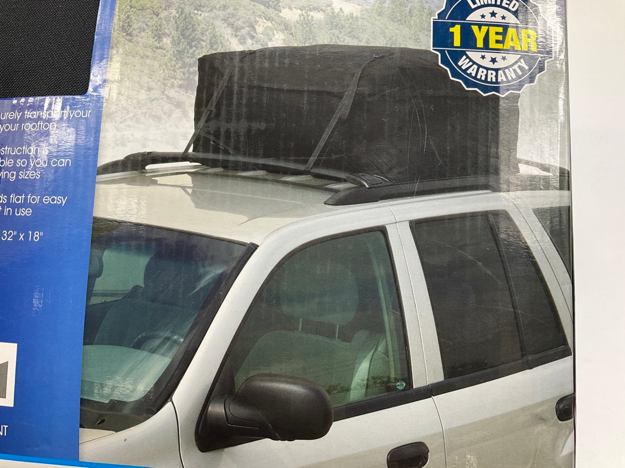 13 Cubic Feet Car Roof Top Bag Cargo Luggage Carrier For Corss Bar Basket SUV