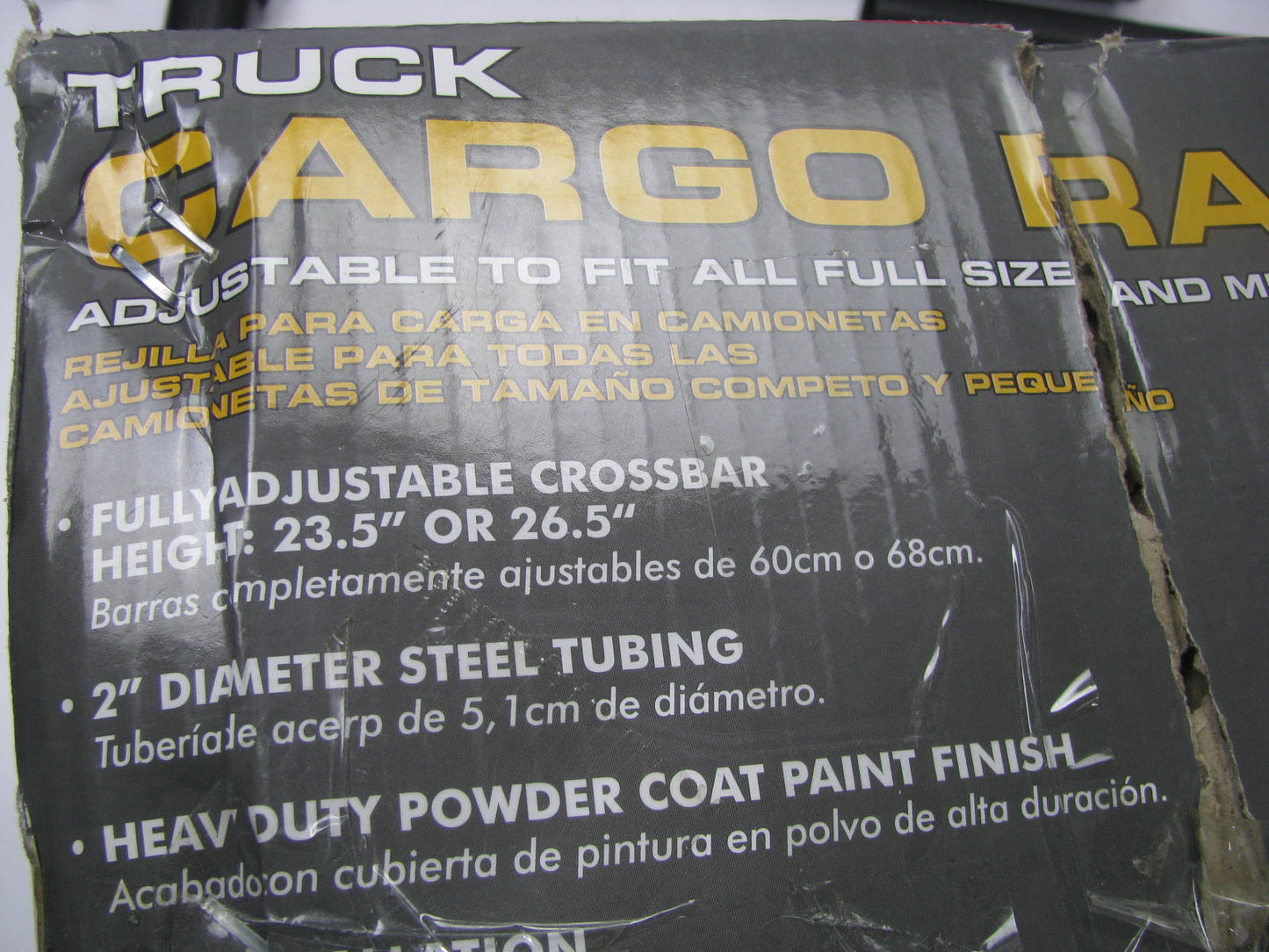 Pilot CG-902 Fully Adjustable Cross Bar Cargo Rack, 2'' Steel Tubing, 500 Lbs Cap
