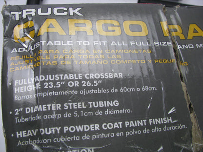 Pilot CG-902 Fully Adjustable Cross Bar Cargo Rack, 2'' Steel Tubing, 500 Lbs Cap