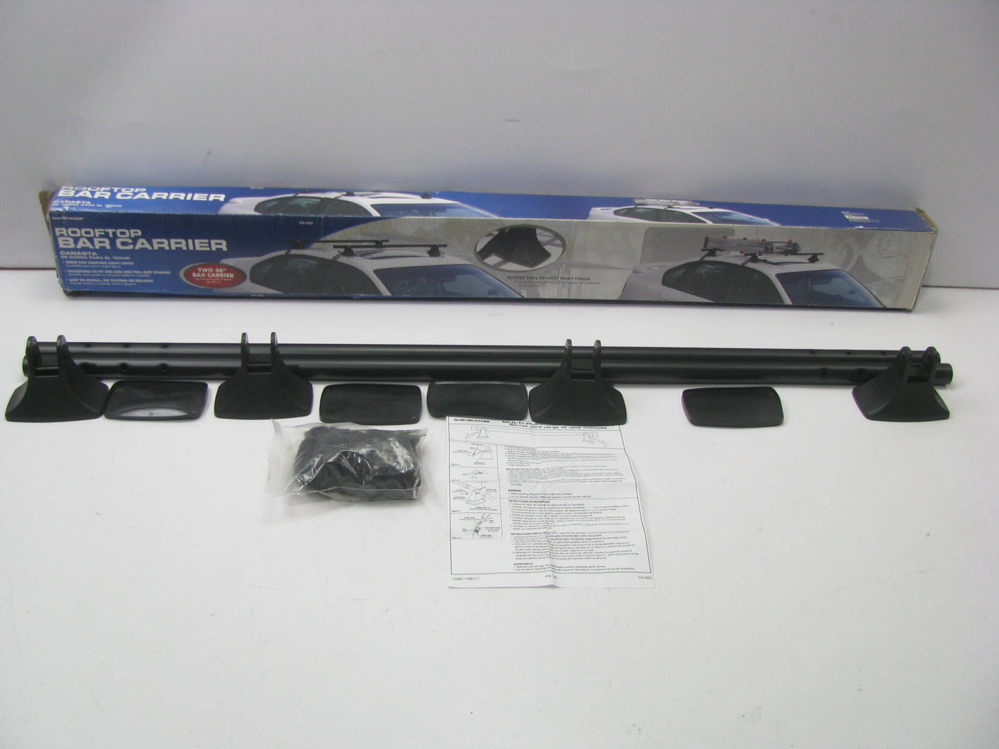 Pilot Automotive CG-923 Universal 49'' Rooftop Bar Rack LIGHT LOAD Cargo Carrier