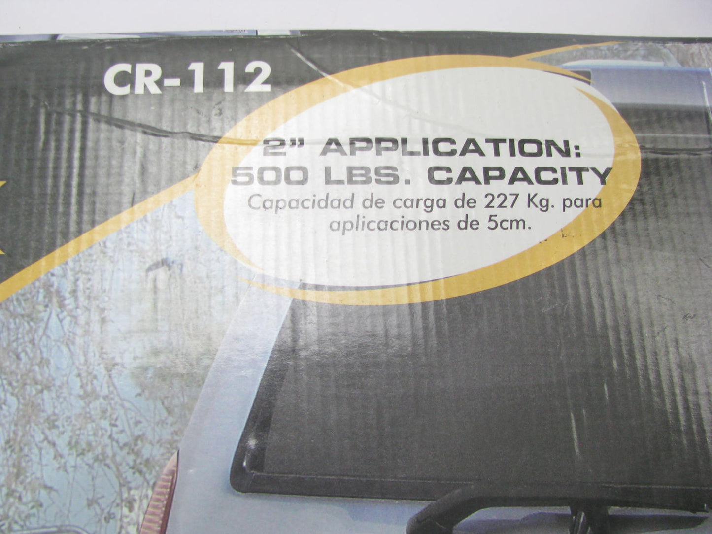 Pilot CR-112 2'' Hitch Receiver Mounted Cargo Rack 19''x60'', 500 Lbs Capacity