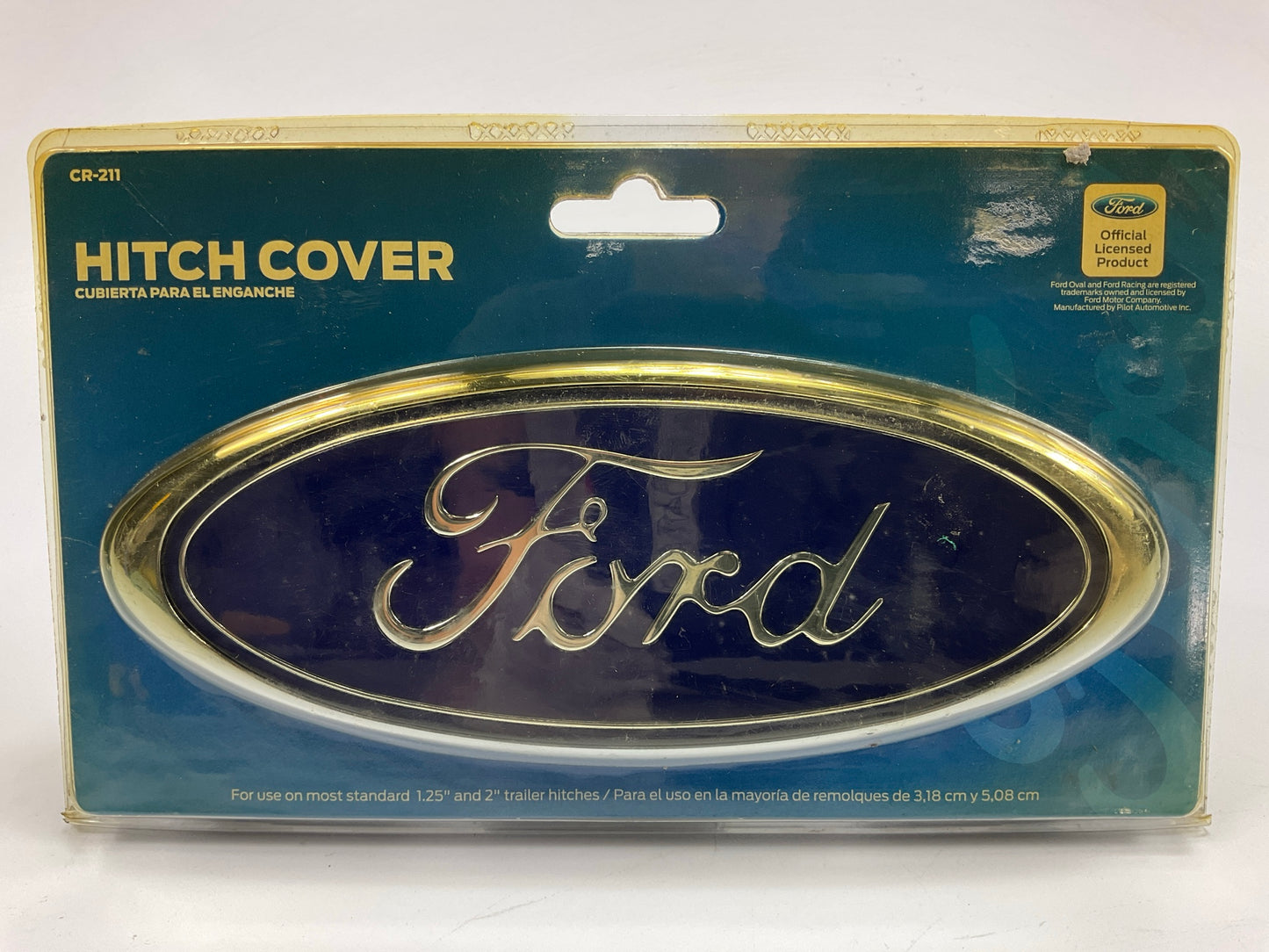 Pilot CR211 Trailer Hitch 2'' Plug Cover Ford Oval Logo F-150 F-250 F-350 Pickup