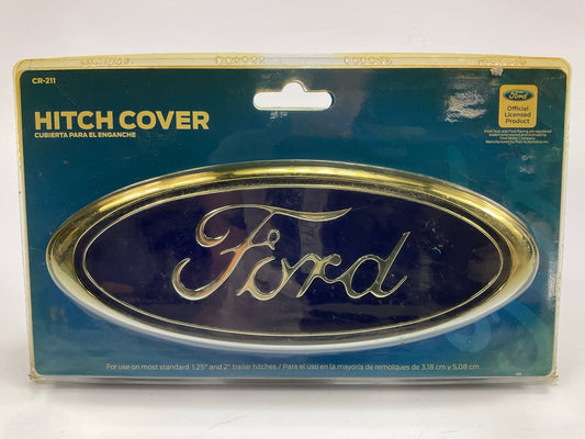 Pilot CR211 Trailer Hitch 2'' Plug Cover Ford Oval Logo F-150 F-250 F-350 Pickup
