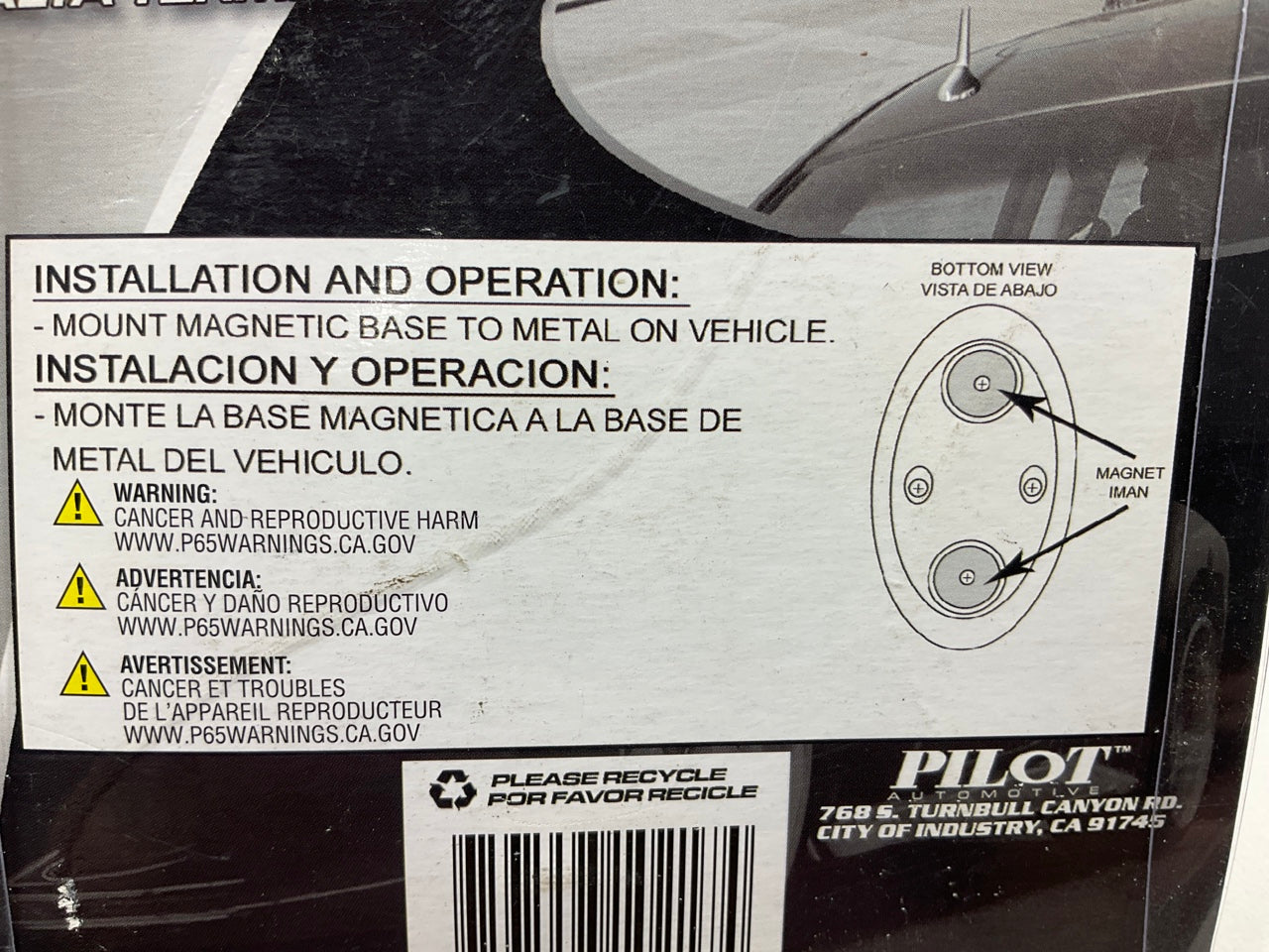 Pilot CZ-124 Decorative Stubby Antenna