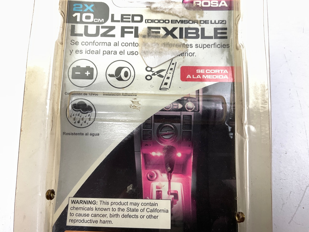 Pilot CZ-176P LED Flex Light Strip, Pink, 2PC X 4'', 12V