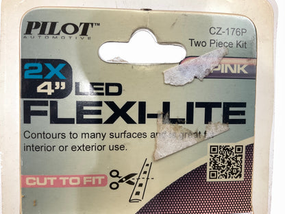 Pilot CZ-176P LED Flex Light Strip, Pink, 2PC X 4'', 12V