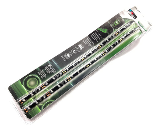 Pilot CZ-177G GREEN LED Flex Light Strips, 2 X 12''