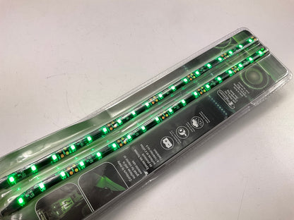 Pilot CZ-177G GREEN LED Flex Light Strips, 2 X 12''