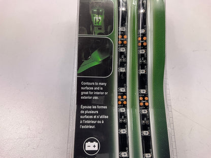 Pilot CZ-177G GREEN LED Flex Light Strips, 2 X 12''