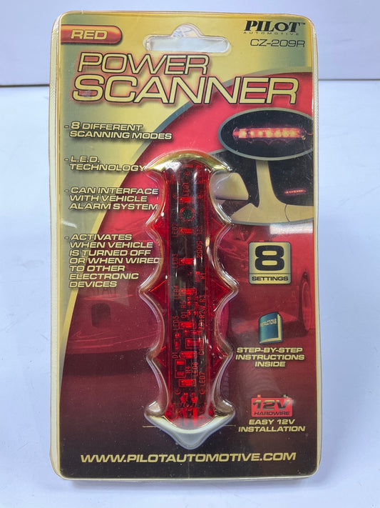 Pilot CZ-209R Anti-Theft LED Red Theft Deterrent / Auxiliary Light Scanner