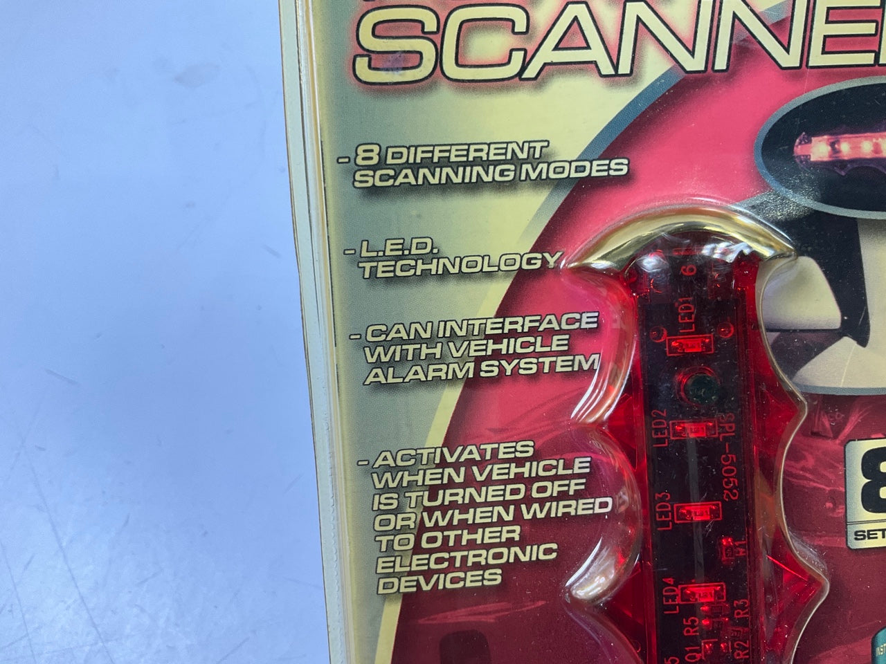Pilot CZ-209R Anti-Theft LED Red Theft Deterrent / Auxiliary Light Scanner