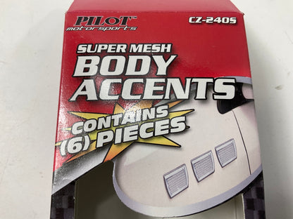 Pilot CZ-240S Super Mesh Body Vent Accent Emblems