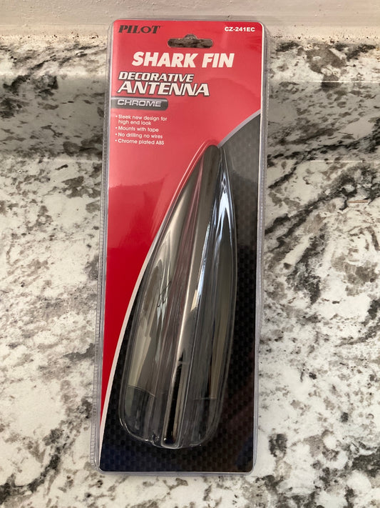 Pilot CZ-241EC DECORATIVE (NON-FUNCTIONAL) Black Chrome Shark Fin Antenna