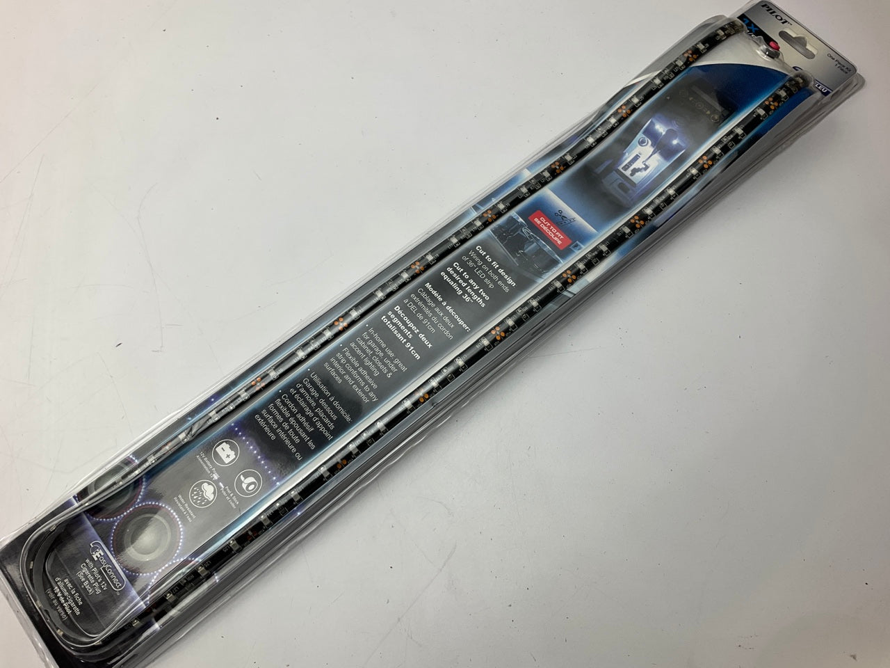 Pilot CZ-3055B Cut-to-fit LED Flex Light Strip, 36'', BLUE, 12V Interior/Exterior