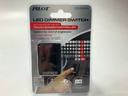 Pilot CZ-3059SH I-Touch Screen Dimmer LED Buttonless Switch - 5 Stages