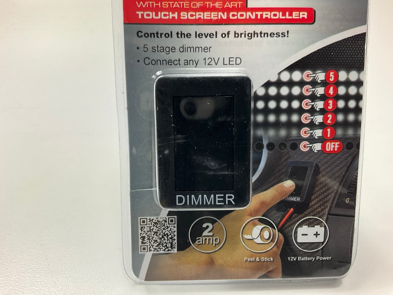 Pilot CZ-3059SH I-Touch Screen Dimmer LED Buttonless Switch - 5 Stages