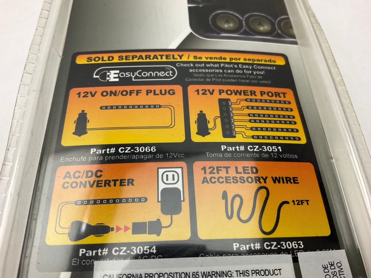 Pilot CZ-3063 Universal 12V, 12 Feet Automotive Accessory Wiring Color-Coded