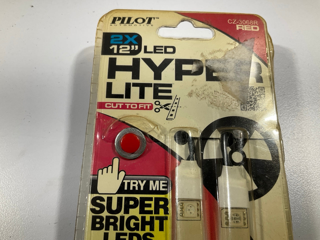 Pilot CZ-3068R Hyper Interior/Exterior LED Strips - Red, 12 Inch, Pack Of 2