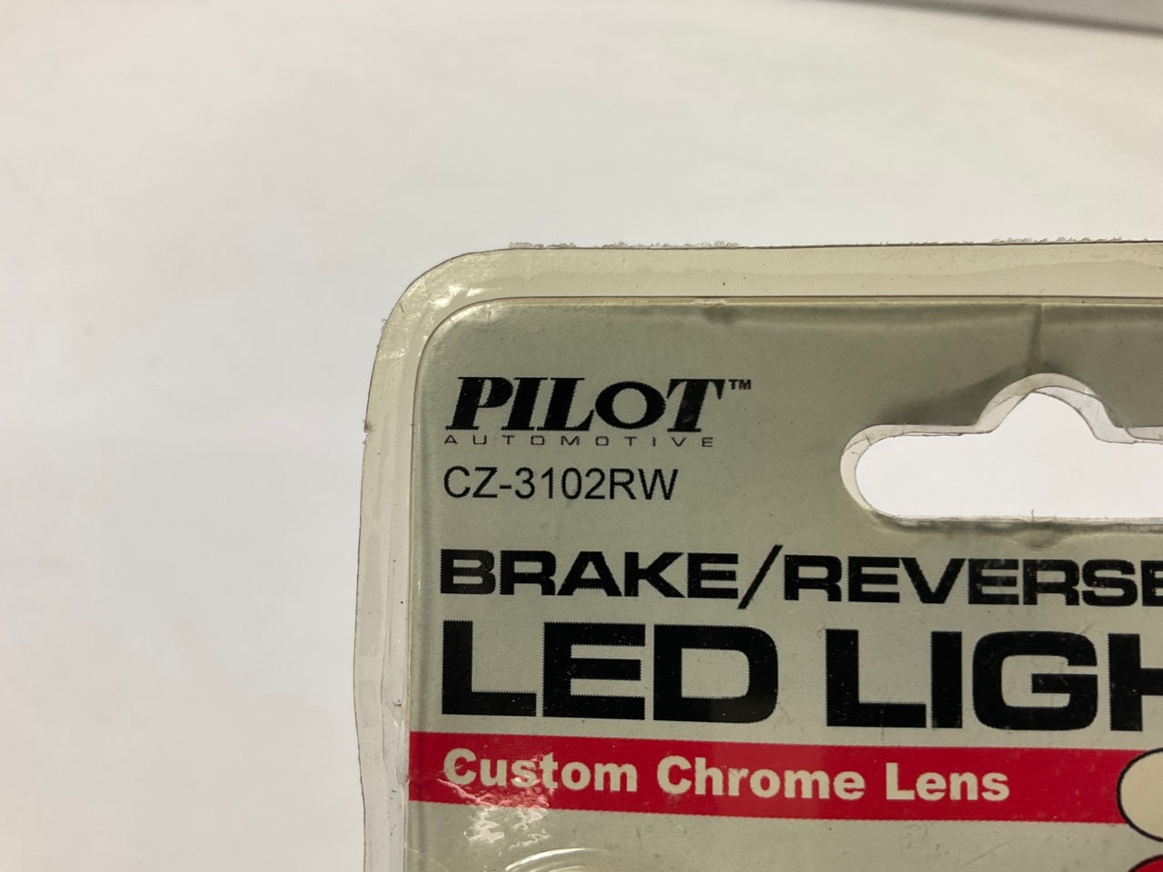 Pilot CZ-3102RW Brake/Reverse LED Red/White Light Bar - Chrome