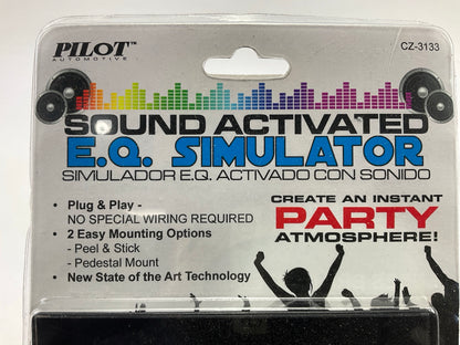 Pilot CZ-3133 Sound Activated Plug & Play LED EQ Simulator 12v