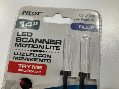 Pilot CZ-3138B -  LED Flex Light Strips, 14'' 2 PCS, Blue, 12V