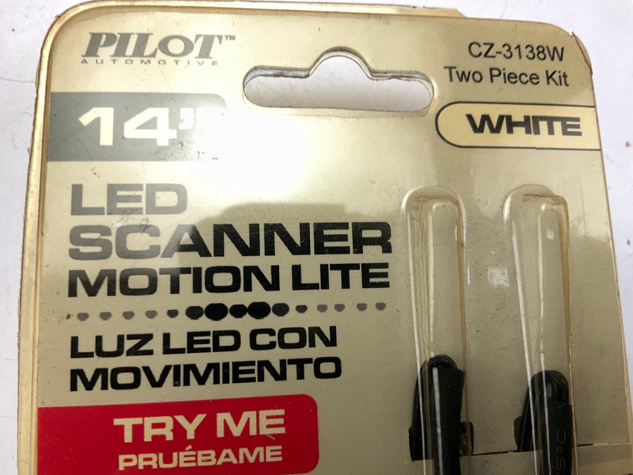 Pilot CZ-3138W- White LED Flex Light Strip, 2 Strips, 14'', 12V, 50,000HRS