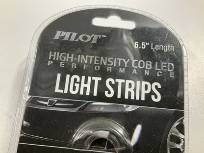 Pilot CZ3262WE 6500k Arctic White COB LED Flex Light Strips 6.5'' Long, Pack Of 2