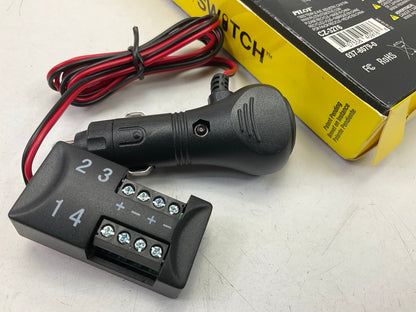 Pilot CZ-3276 4-Device Bluetooth Accessory Switch, 8 Amp In-line Fuse Added