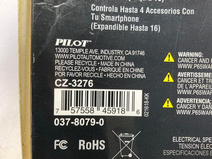 Pilot CZ-3276 4-Device Bluetooth Accessory Switch, 8 Amp In-line Fuse Added