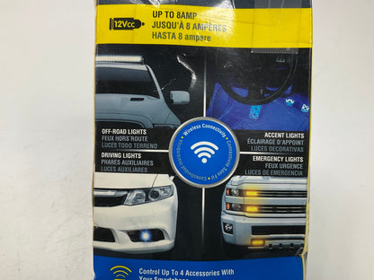 OPEN BOX - Pilot CZ-3276B 4-Device Bluetooth Switch W/ (2) Blue 12'' Light Strip